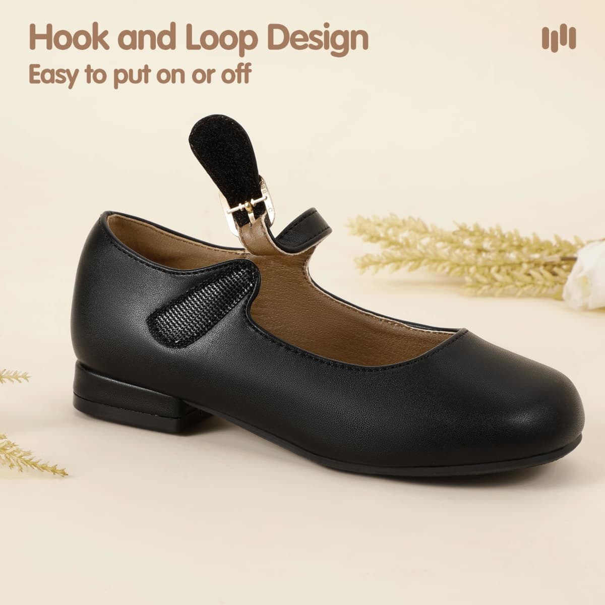 Hehainom Girls Dress Shoes School Uniform Mary Jane Shoes, Blackpu, 12 Little Kid thumbnail 5