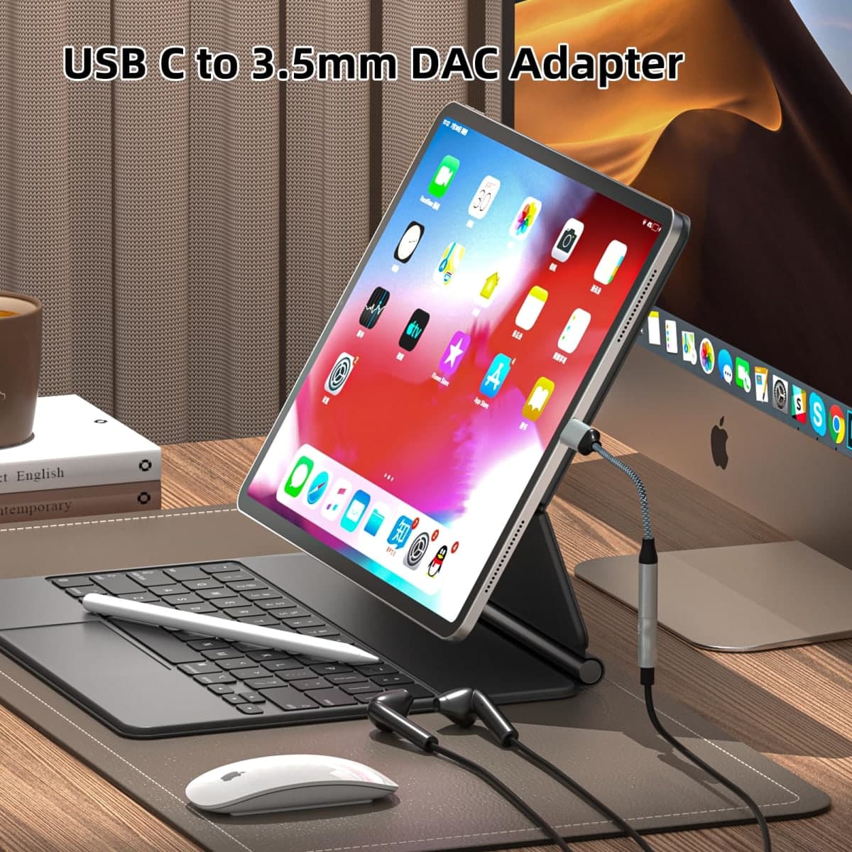 TIPSEAN USB C to 3.5mm Headphone Jack Adapter(2 Pack), USB-C to Aux Audio Dongle Cable for iPhone 17 Pro Max/17 Pro, 16/15 Pro Max, 16/15 Pro, Galaxy S23-S21 Ultra, Pixel, iPad Pro, MacBook (Black) thumbnail 4