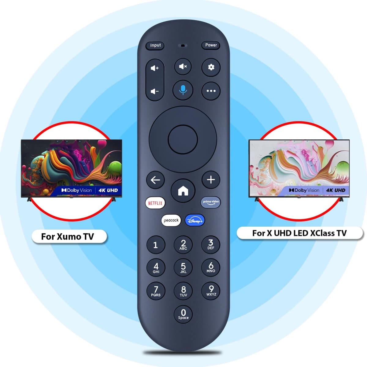 Replacement Remote Control for Pioneer ＆ Element Xumo TV, for Hisense X UHD LED XClass TV R34010BA00-00001, No Voice thumbnail 5