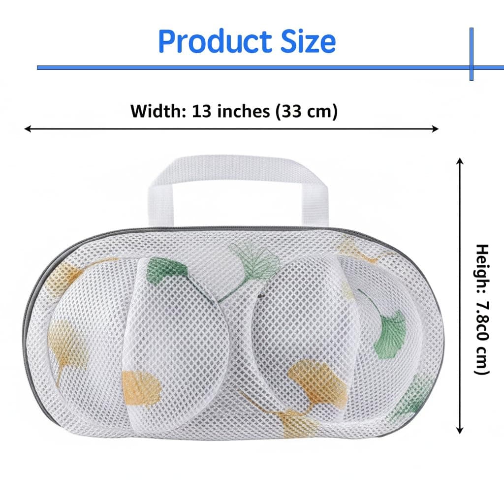 4Pcs Laundry Bags for Delicates with Premium Zipper Bra Washing Bag for Laundry，Lingerie Bags for Washing Delicates underwear,integrated washing and care thumbnail 2