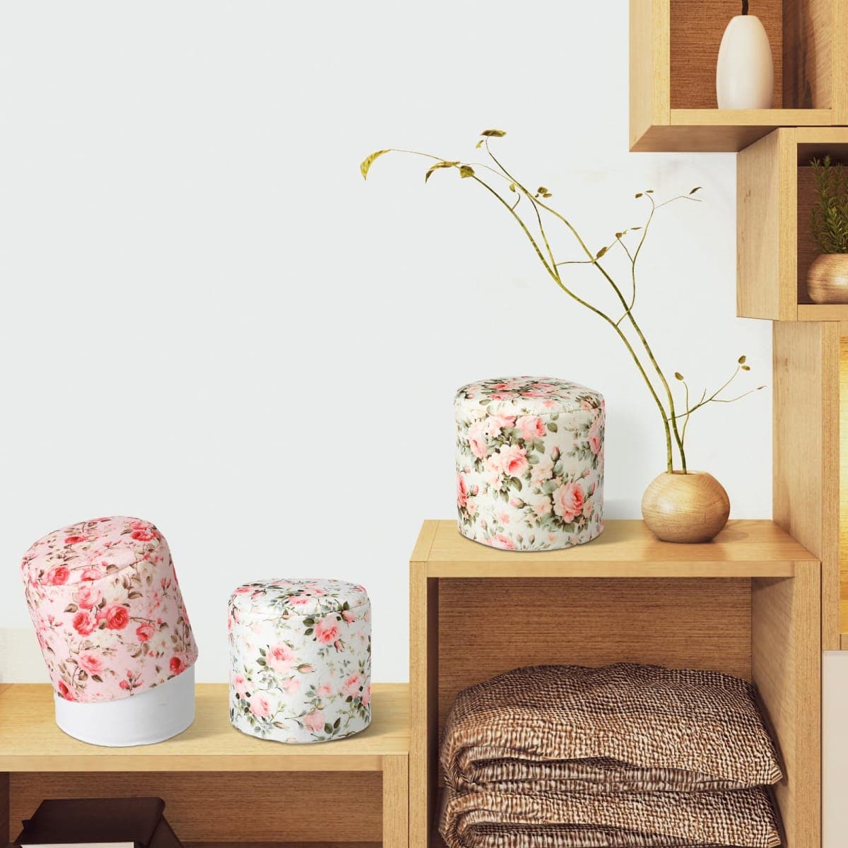 Hoolerry 6 Pcs Decorative Toilet Paper Roll Cover Fit regular Roll Within 4.3 x 5.1'' Reusable Felt Fabric Toilet Tissue Holder Tissue Paper Cover Wrap for women Bathroom Decor Hotel Gift(Rose) thumbnail 5