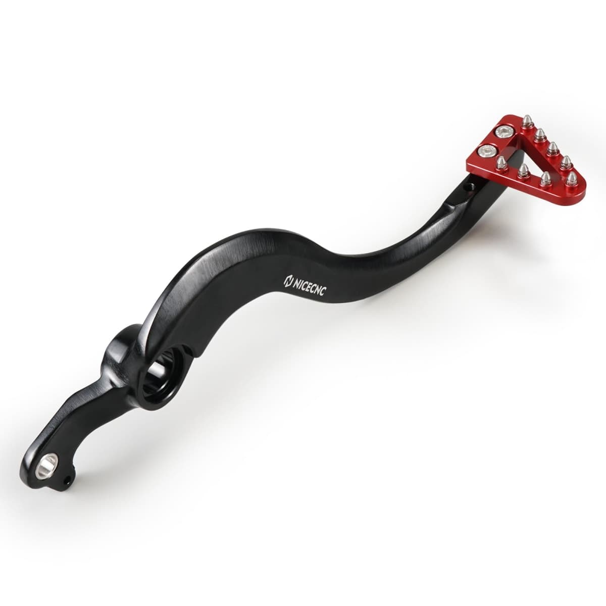 NICECNC Red Forged Adjustable Brake Pedal Tip Compatible with Honda CRF250R 2004-2024 CRF450R 2005-2024 CRF250RX 2019-2024 CRF450RX 2017-2024 See Fitment — image 1