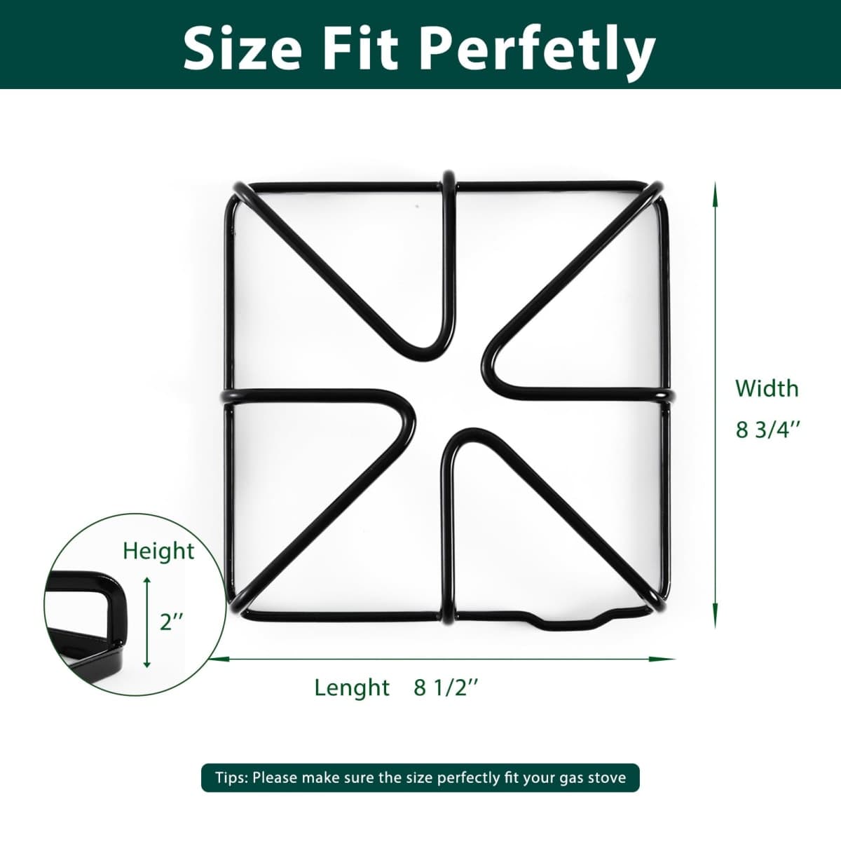 WB31X20643 Burner Grates Cooktop Replacement Parts for GE Stove Grates Hotpoint Gas Range Grates Stove Top Grates Metal Steel JGBS60DEF1WW GE Kenmore Oven Grates Cooktop Grates Stove Rack 1 Pcs thumbnail 2