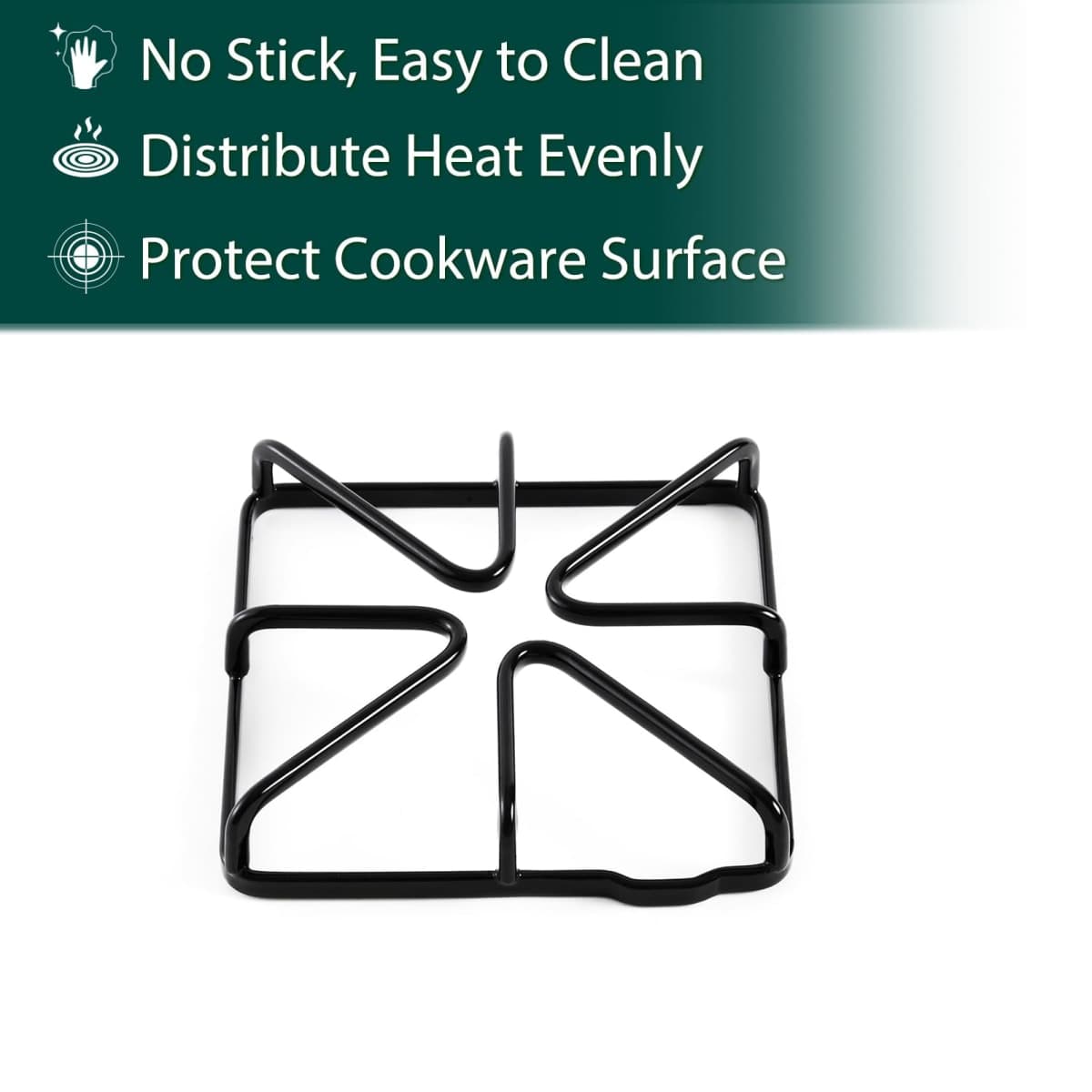WB31X20643 Burner Grates Cooktop Replacement Parts for GE Stove Grates Hotpoint Gas Range Grates Stove Top Grates Metal Steel JGBS60DEF1WW GE Kenmore Oven Grates Cooktop Grates Stove Rack 1 Pcs thumbnail 4