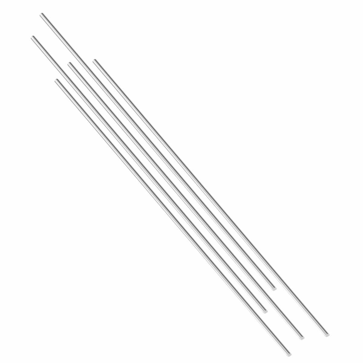 Eowpower 5 Pieces Stainless Steel 3 x 300 mm Round Rod for RC Airplane thumbnail 3