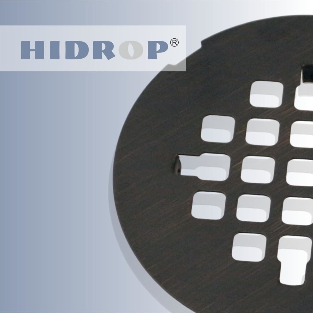 Bronze Snap-in Shower Floor Drain Cover, Hidrop 4-1/4" OD Round Shower Strainer Grid, Easy-to-Install Replacement Cover Stainless Steel thumbnail 5