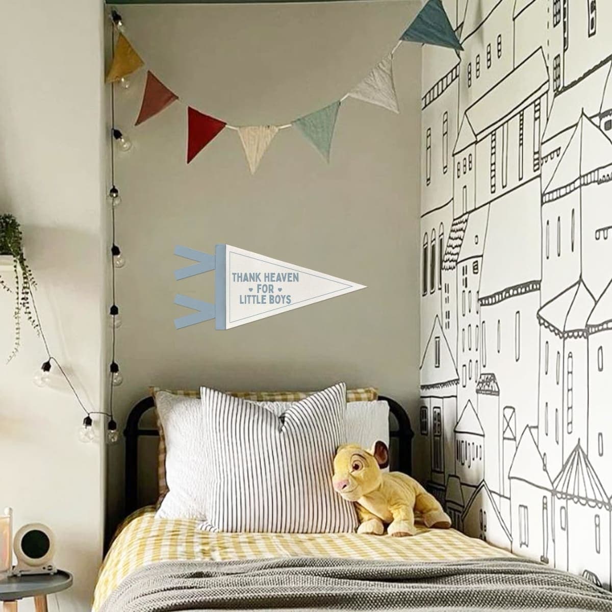 760lzx-sjmzq-littleboy Wall Decor Pennants & Banners thumbnail 4