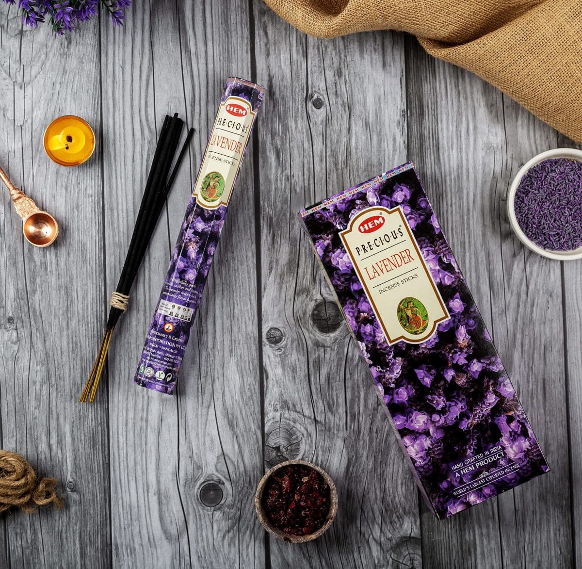 Hem Lavender Incense Sticks, 120 Count thumbnail 3