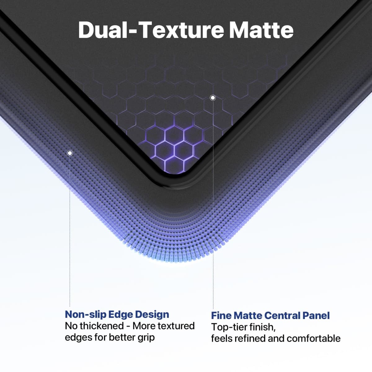 Soonjet CrackGuard for MacBook Pro 14 inch Case M5 M4 M3 M2 M1 Pro/Max 2026 2025-2021 [Anti-Crack Upgrade] [100% Match Official Color] Cover Protective Hard Shell Case Laptop - Space Black Clear thumbnail 3