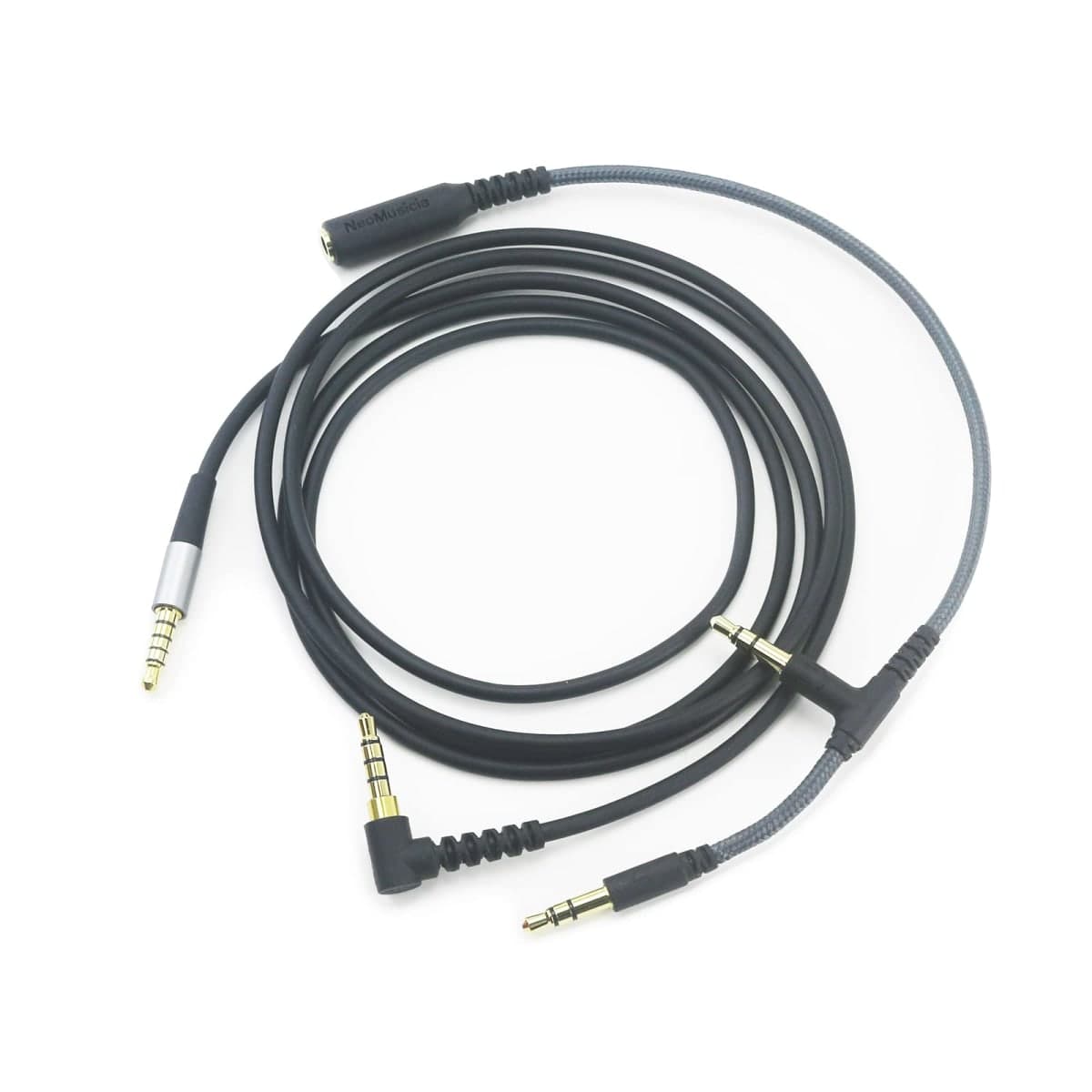 NewFantasia 2m/6.6ft Black 3.5mm 5-Pole Male Gaming Headset Audio Cable for SteelSeries Arctis Nova 1, 1P, 1X, 7, 7P, 7X, Pro thumbnail 2