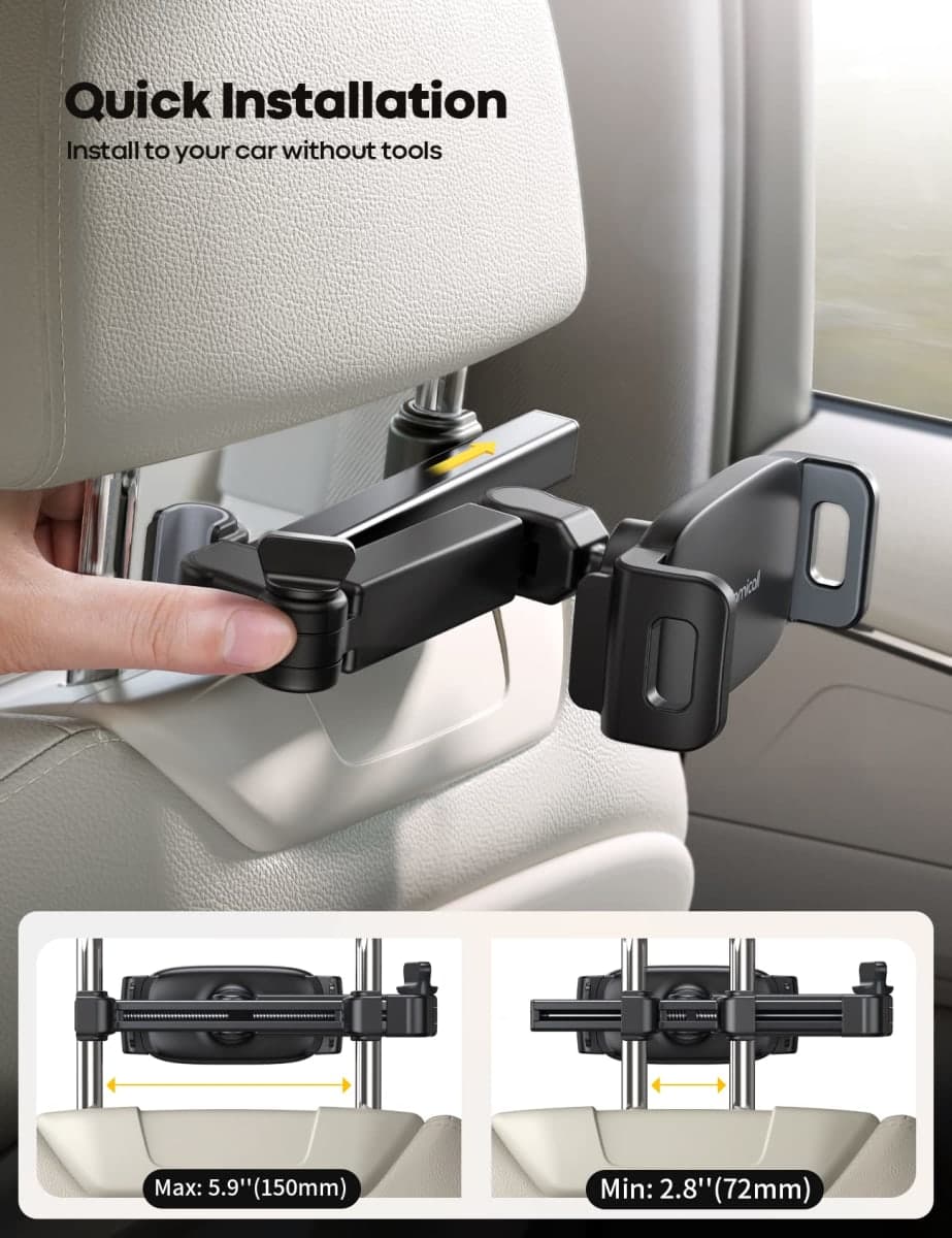 Lamicall Car Tablet Stand thumbnail 4