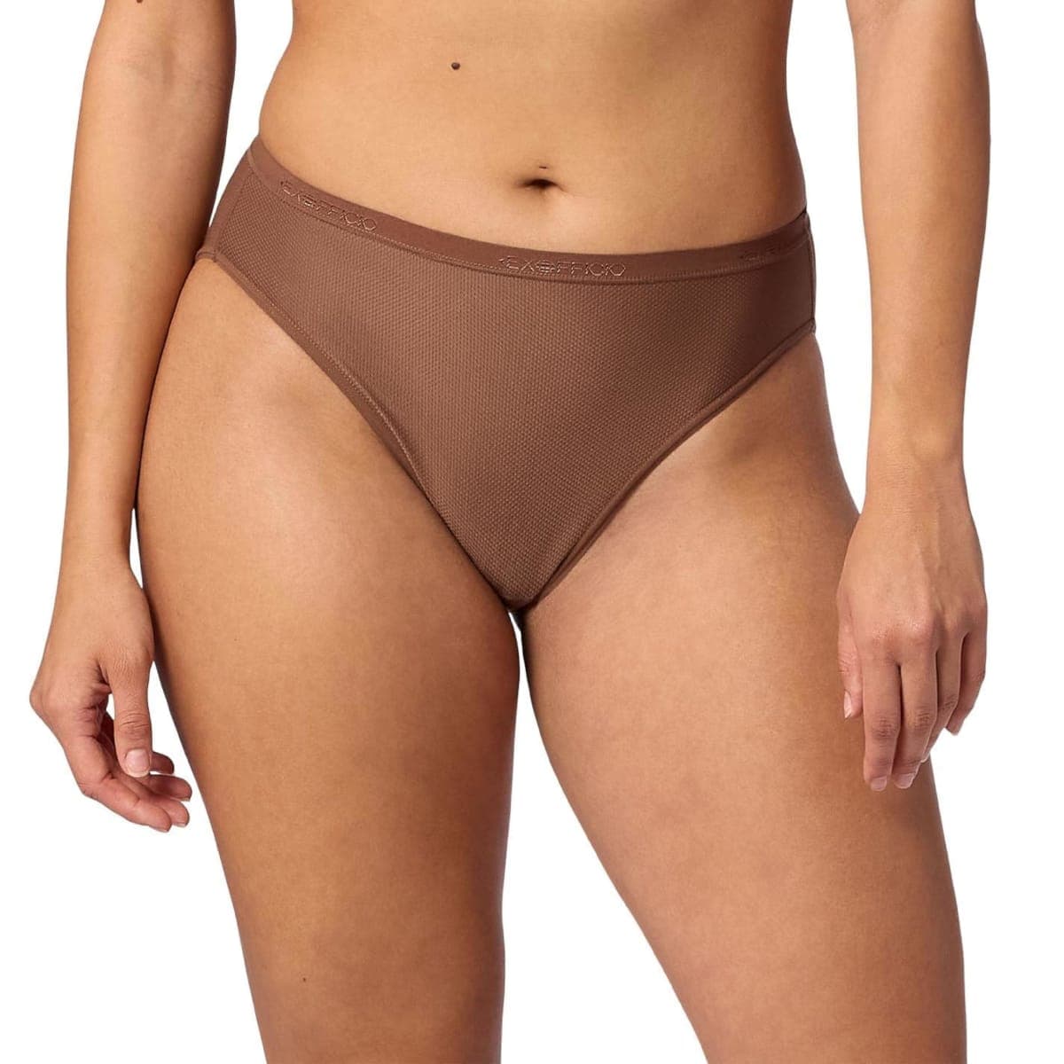 ExOfficio Women's Give-N-Go 2.0 Bikini Cut Brief - Breathable Durable Easy Care Travel Underwear, Cacao, Large — image 1