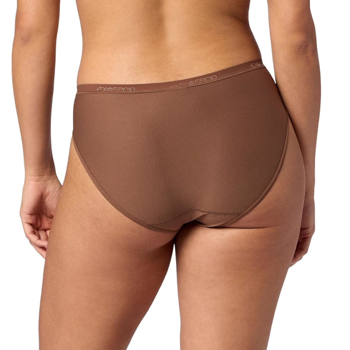 ExOfficio Women's Give-N-Go 2.0 Bikini Cut Brief - Breathable Durable Easy Care Travel Underwear, Cacao, Large thumbnail 2
