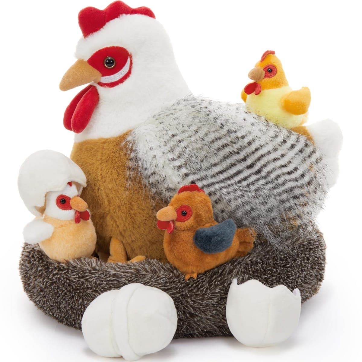 BENINY 8Pcs White Hen Plush — image 1