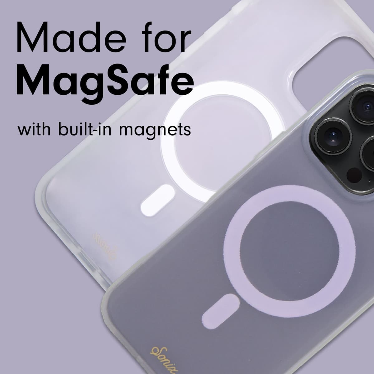 Sonix Case for iPhone 16 Pro Max | Compatible with MagSafe | 10ft Drop Tested | Jelly Lavender thumbnail 3