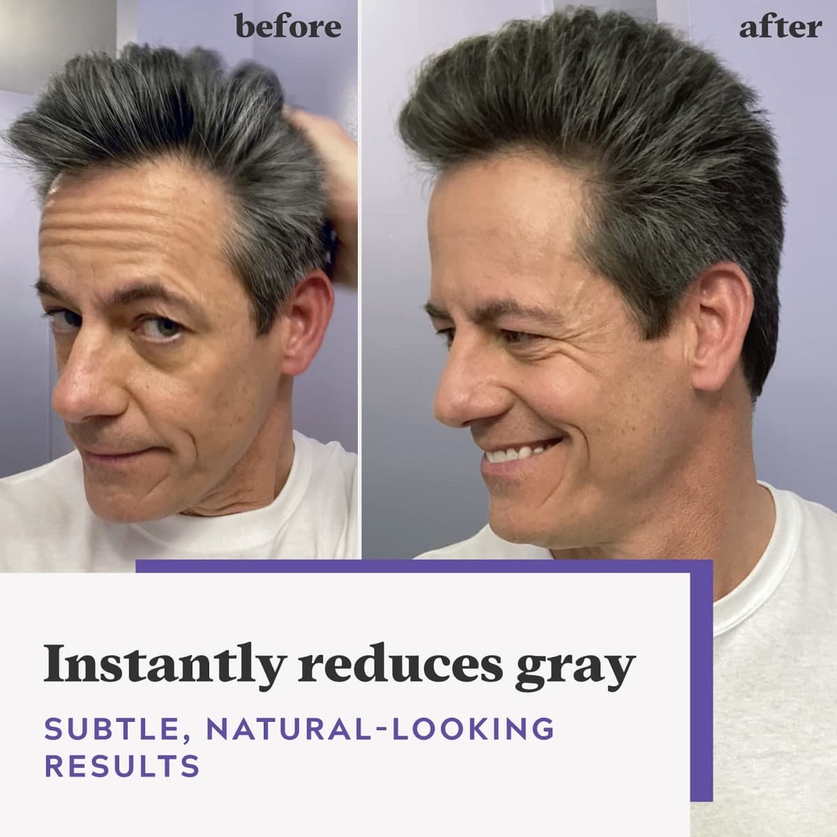 Just for Men Touch of Gray Gray Hair Treatment, Light Brown-Gray T-25 thumbnail 2