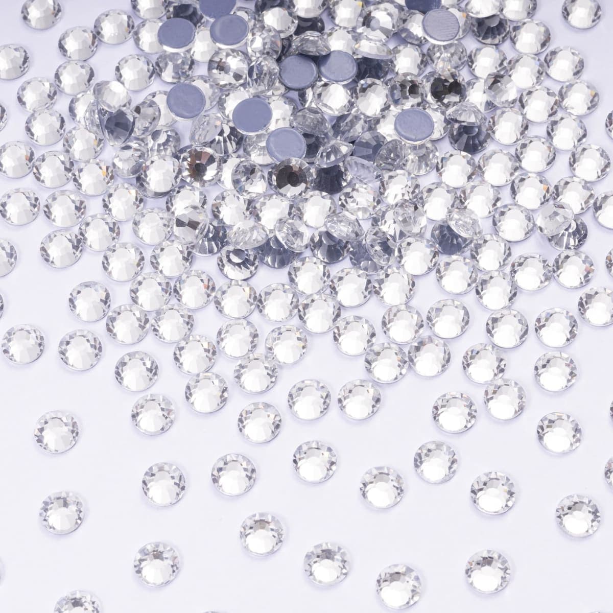 Meibite Hotfix Rhinestones Bulk, 1500PCS Crystal Hot Fix Rhinestones for Clothes DIY Decoration Crafts, Crystal, SS20, 4.6-4.8mm thumbnail 2