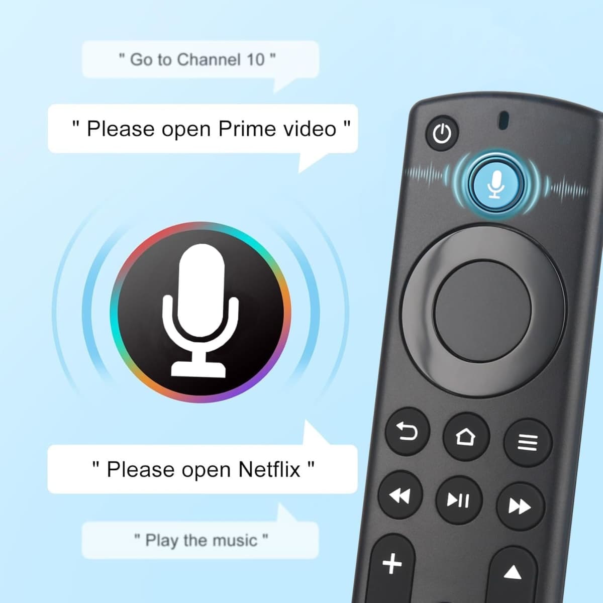 OROSAUR Replacement Voice Remote Control for All FireSeries TV, Fit for Insignia/Toshiba/Pioneer Smart TV, TV Cube/FireStick, Not for Roku thumbnail 5
