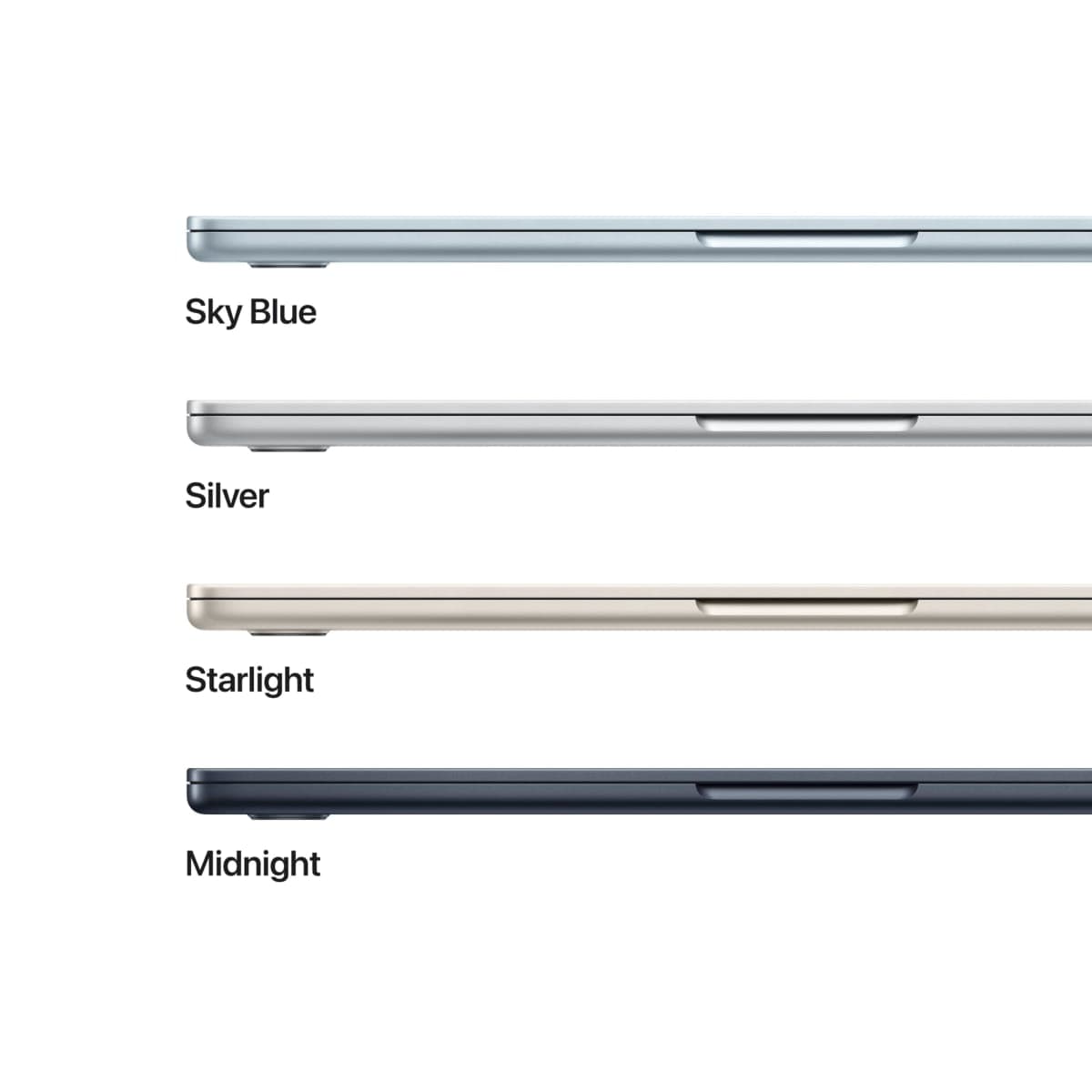 Apple 2026 MacBook Air 13-inch Laptop with M5 chip (10-core CPU and 10-core GPU, 24GB Unified Memory, 1TB SSD Storage) - Midnight - English Keyboard thumbnail 3