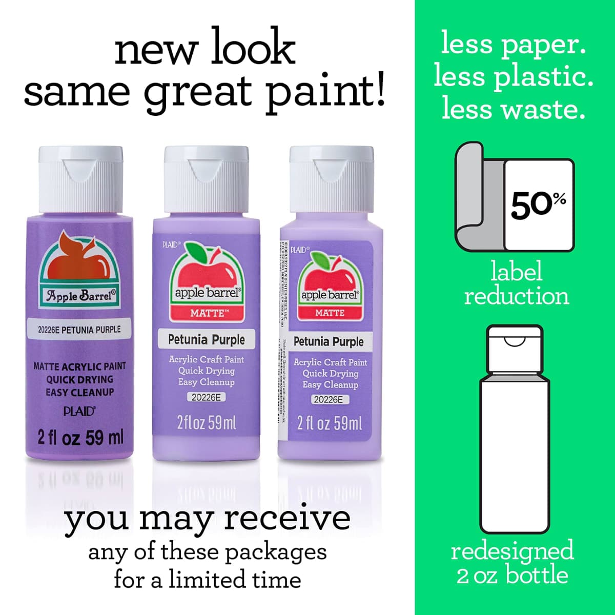 Apple Barrel Acrylic Paint in Assorted Colors (2 oz), 20251, Pink Parfait thumbnail 2