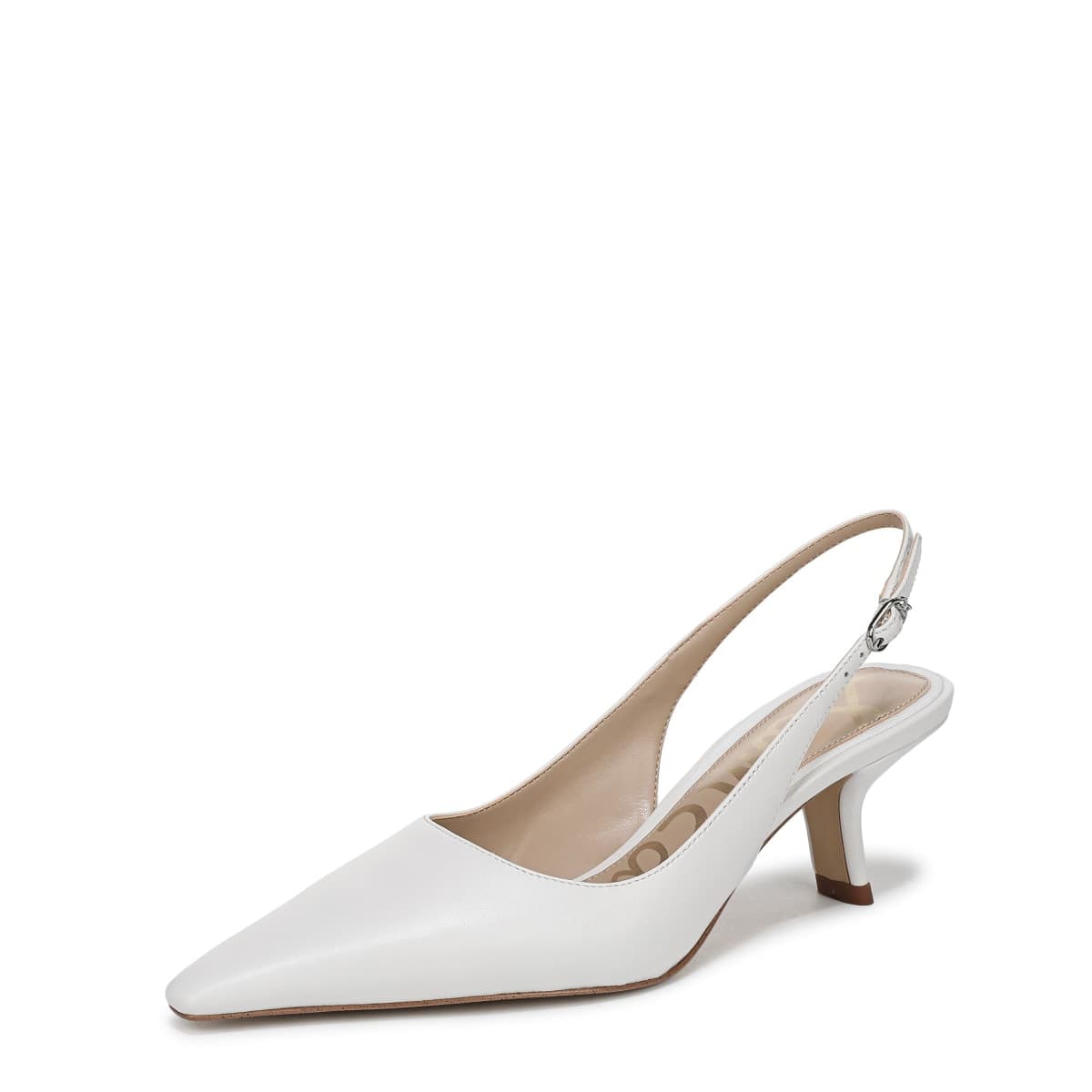 Sam Edelman Women's Bianka Sling Pump, Bright White, 9.5