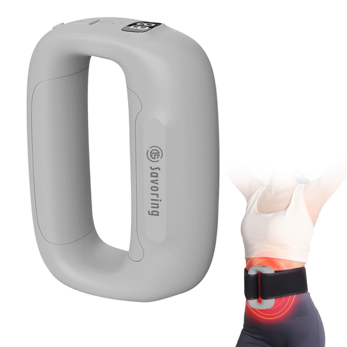 Multifunctional Full-Body Fascia Ring Massager, 3 Modes & 6 Intensities, Deep Tissue Vibration, Hands-Free Electric Massage Ring for Muscle Recovery & Relaxation, Gift for Athletes & Office Workers — image 1
