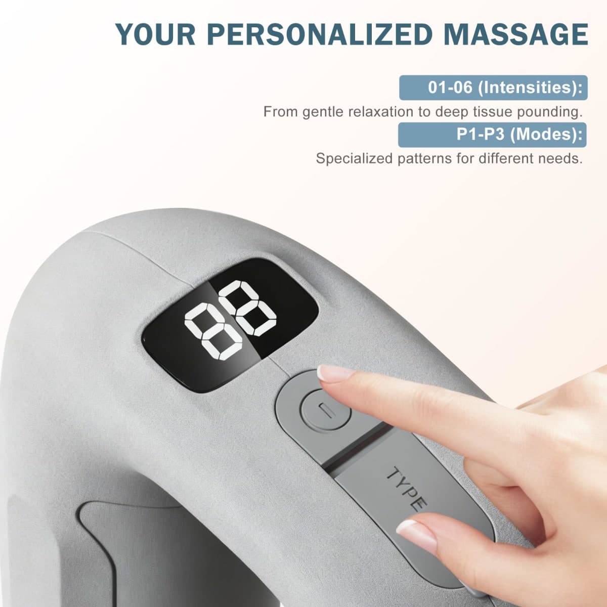 Multifunctional Full-Body Fascia Ring Massager, 3 Modes & 6 Intensities, Deep Tissue Vibration, Hands-Free Electric Massage Ring for Muscle Recovery & Relaxation, Gift for Athletes & Office Workers thumbnail 5
