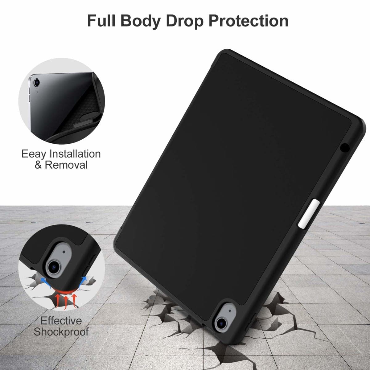 Akkerds Compatible with iPad Air 11 Inch Case 8th/7th/6th Generation (M4/M3/M2) 2026/2025/2024, for iPad Air 5th/4th Generation Case 10.9 Inch 2022/2020 with Pencil Holder[Auto Sleep/Wake], Pink thumbnail 4