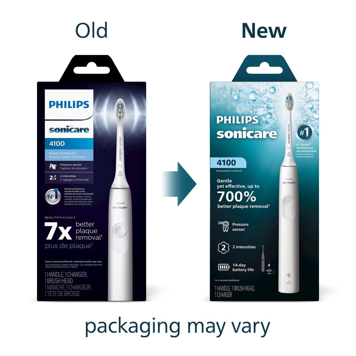 Philips Sonicare 4100 Power Toothbrush, Rechargeable Electric Toothbrush with Pressure Sensor, White HX3681/23 thumbnail 2