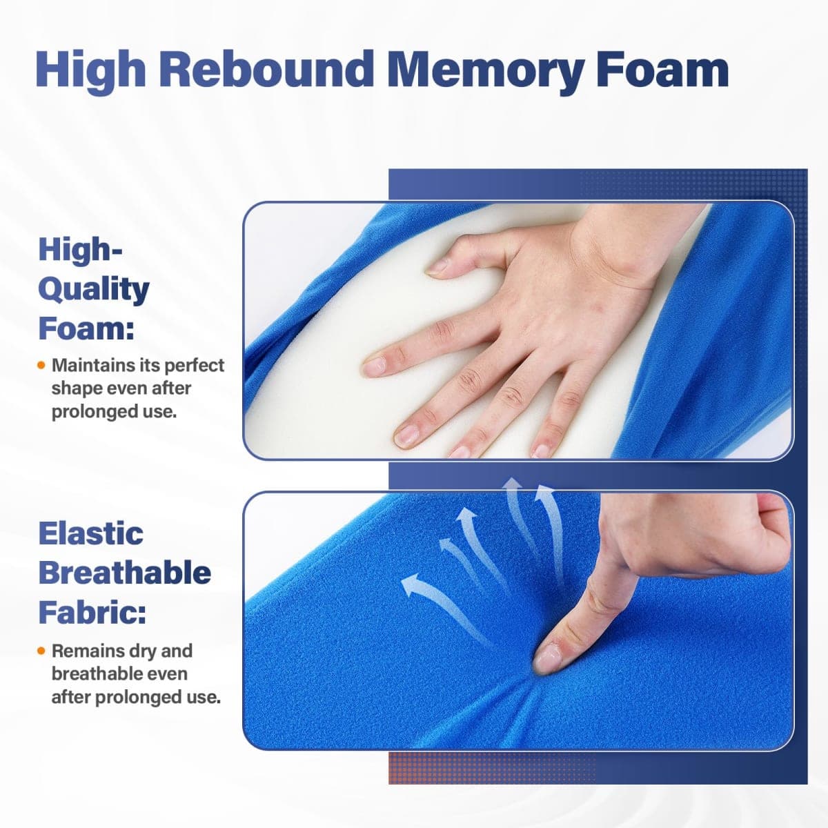 Eizome Hip Abduction Pillow- Pillow for Hip Replacement Surgery for Leg Support and Prevention of Dislocation - Suitable for The Elderly, Disabled, and postoperative Patients thumbnail 4