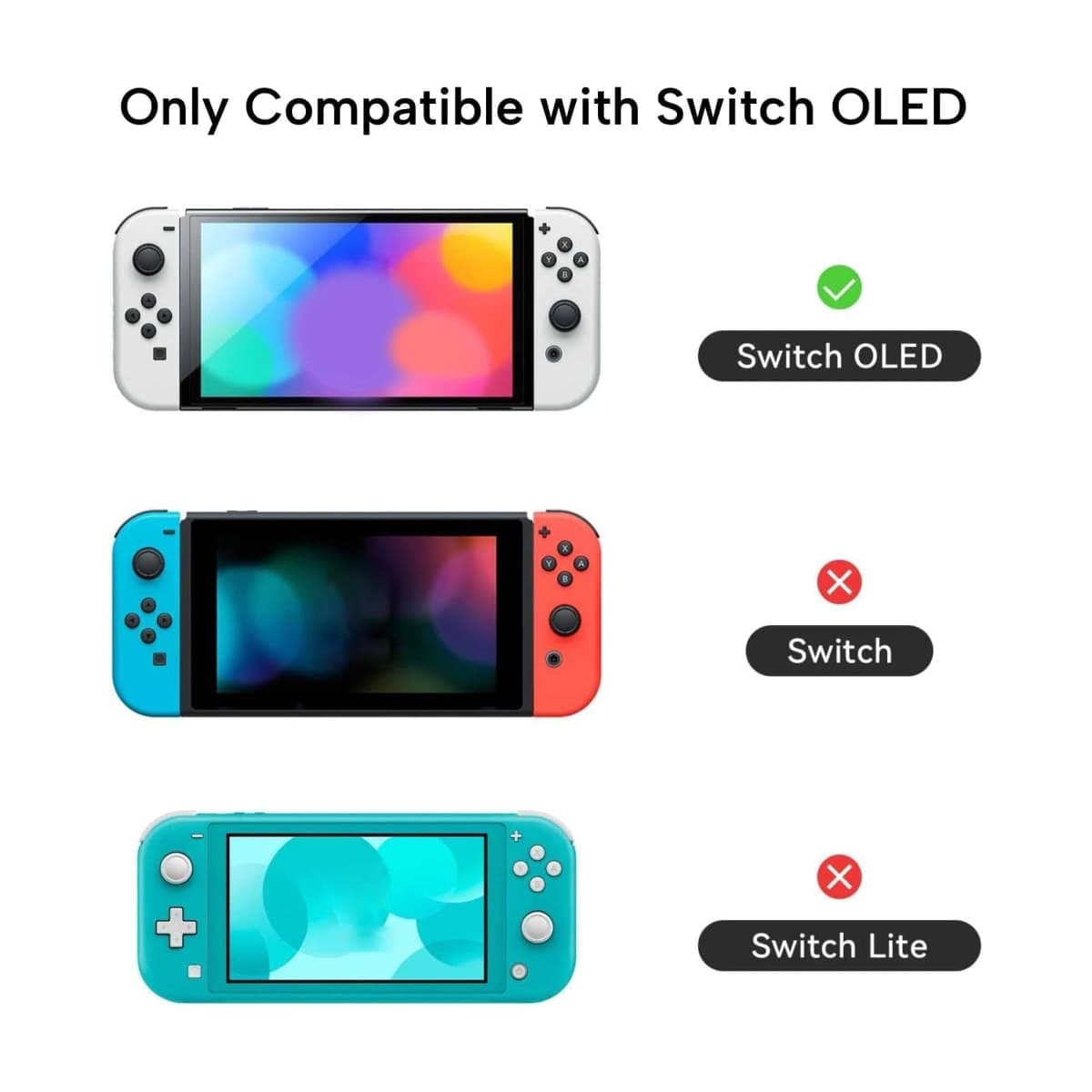 GeekShare Cute Plush Protective Case Cover Compatible with Nintendo Switch OLED Console and Joy Con - Shock-Absorption and Anti-Scratch Skin Case for OLED Switch - Plush Bear thumbnail 2