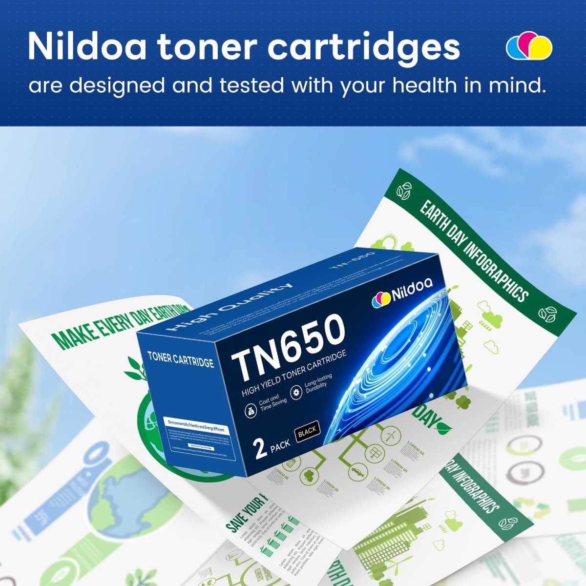 TN650 TN-650 Toner Cartridge Black 2 Pack Replacement for Brother TN-650 TN650 MFC-8690DW MFC-8480DN MFC-8890DW Printer Toner thumbnail 4