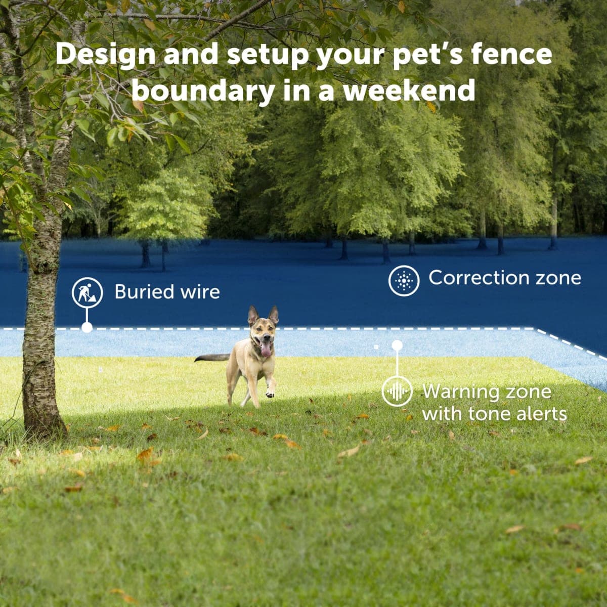 PetSafe In-Ground Pet Fence for Dogs and Cats over 8 lb - from the Parent Company of INVISIBLE FENCE Brand - Includes Lightweight Waterproof Collar with Tone and Static Correction thumbnail 2