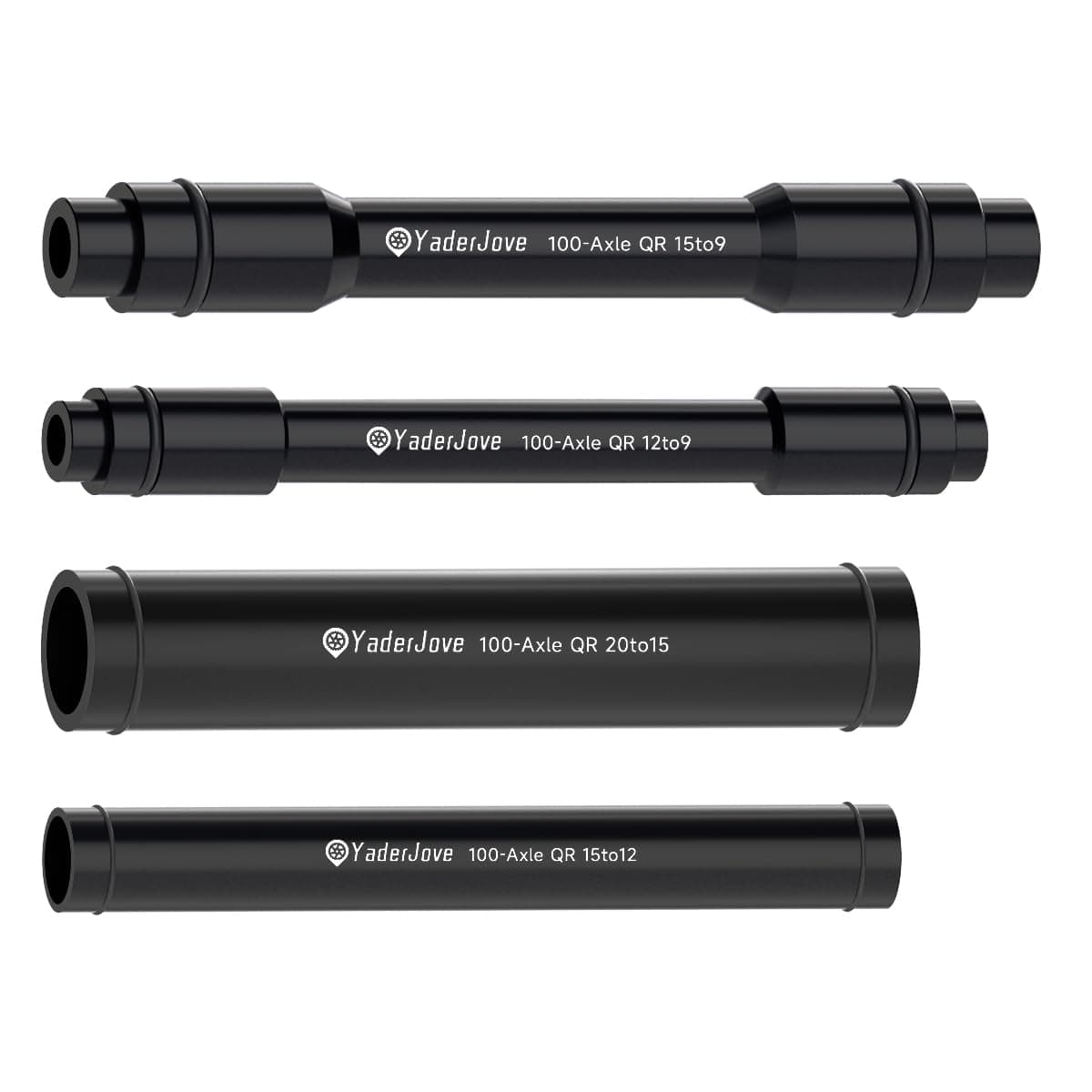 YaderJove 12mm to 9mm Bicycle Hubs Thru Axle Bike Axle Adapter (100 mm Spacing) thumbnail 3