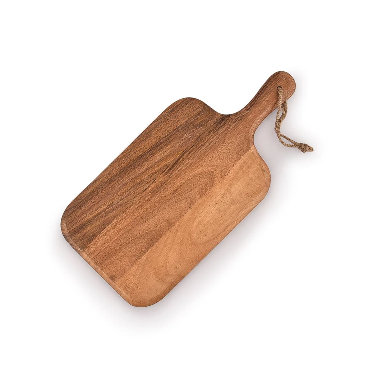 Samhita Acacia Wood Cutting Board, for Meat, Cheese, Bread, Vegetables & Fruits, with Grip Handle (15" x 7") thumbnail 3