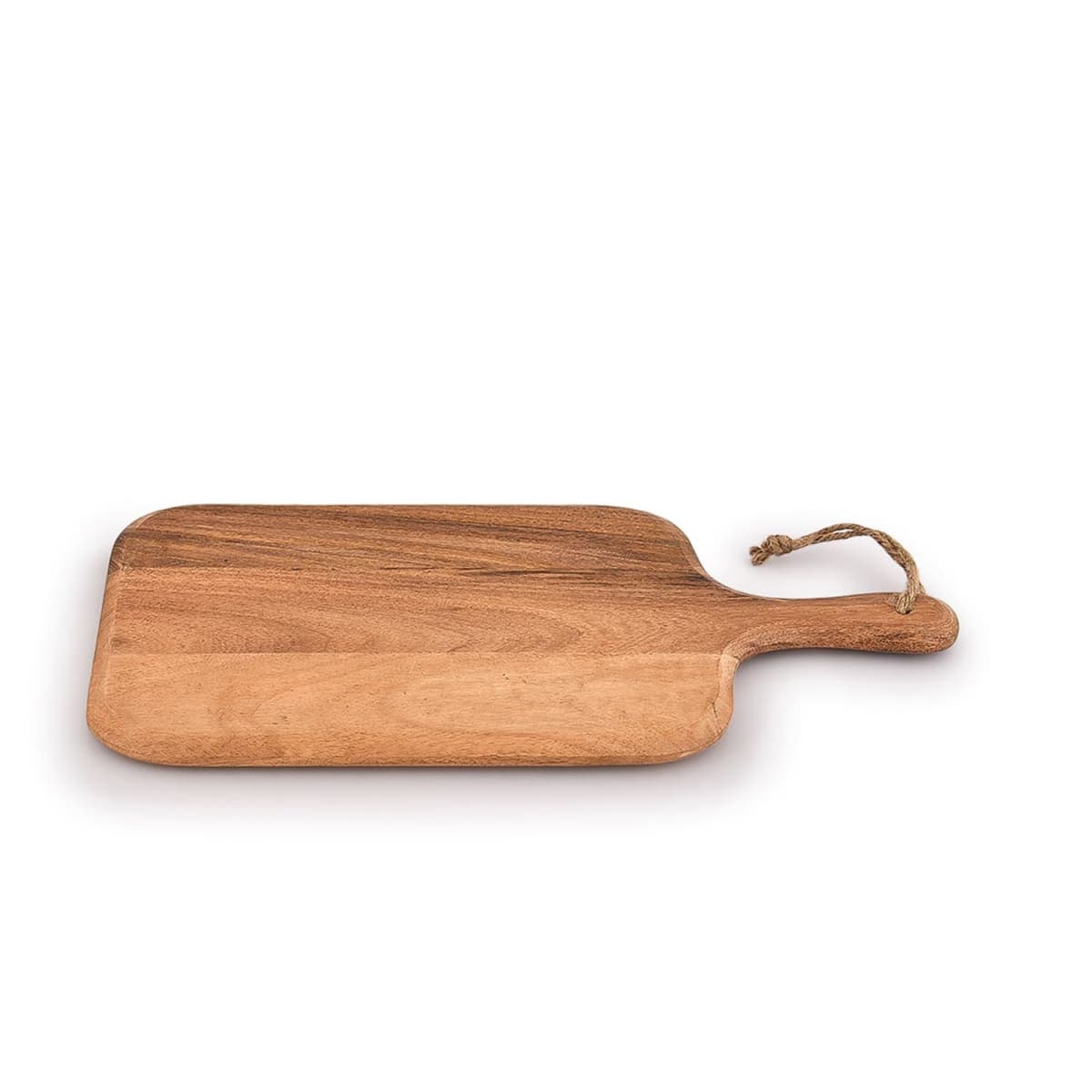 Samhita Acacia Wood Cutting Board, for Meat, Cheese, Bread, Vegetables & Fruits, with Grip Handle (15" x 7") thumbnail 4