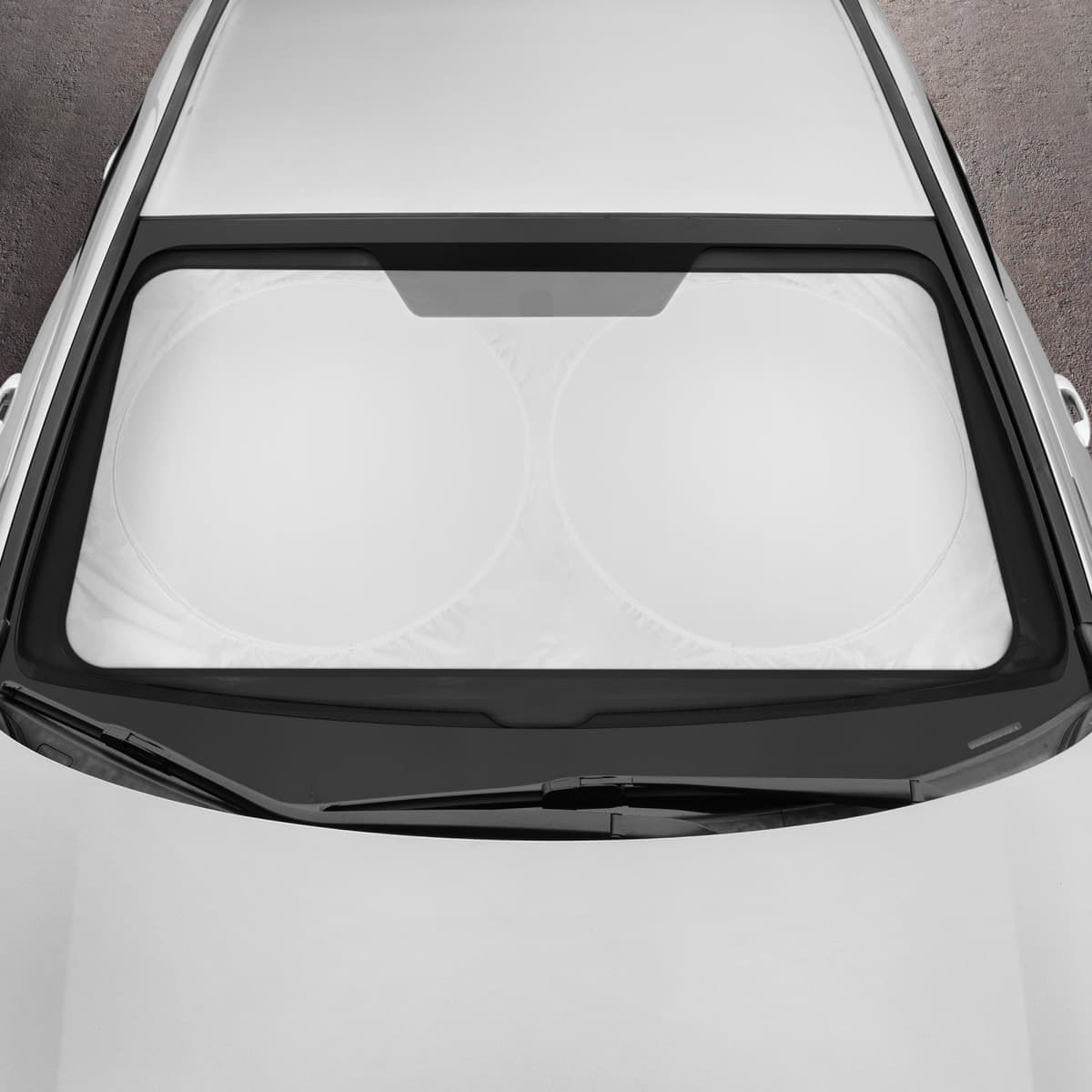 Motor Trend 1 Piece Pop-Up Auto Shade, Universal Car Windshield Sun Shade for Front Window, Collapsible Foldable Sunshade for Car Windshield, Keeps Interior Cool Heat UV (Large, 68 x 35 inches) thumbnail 2
