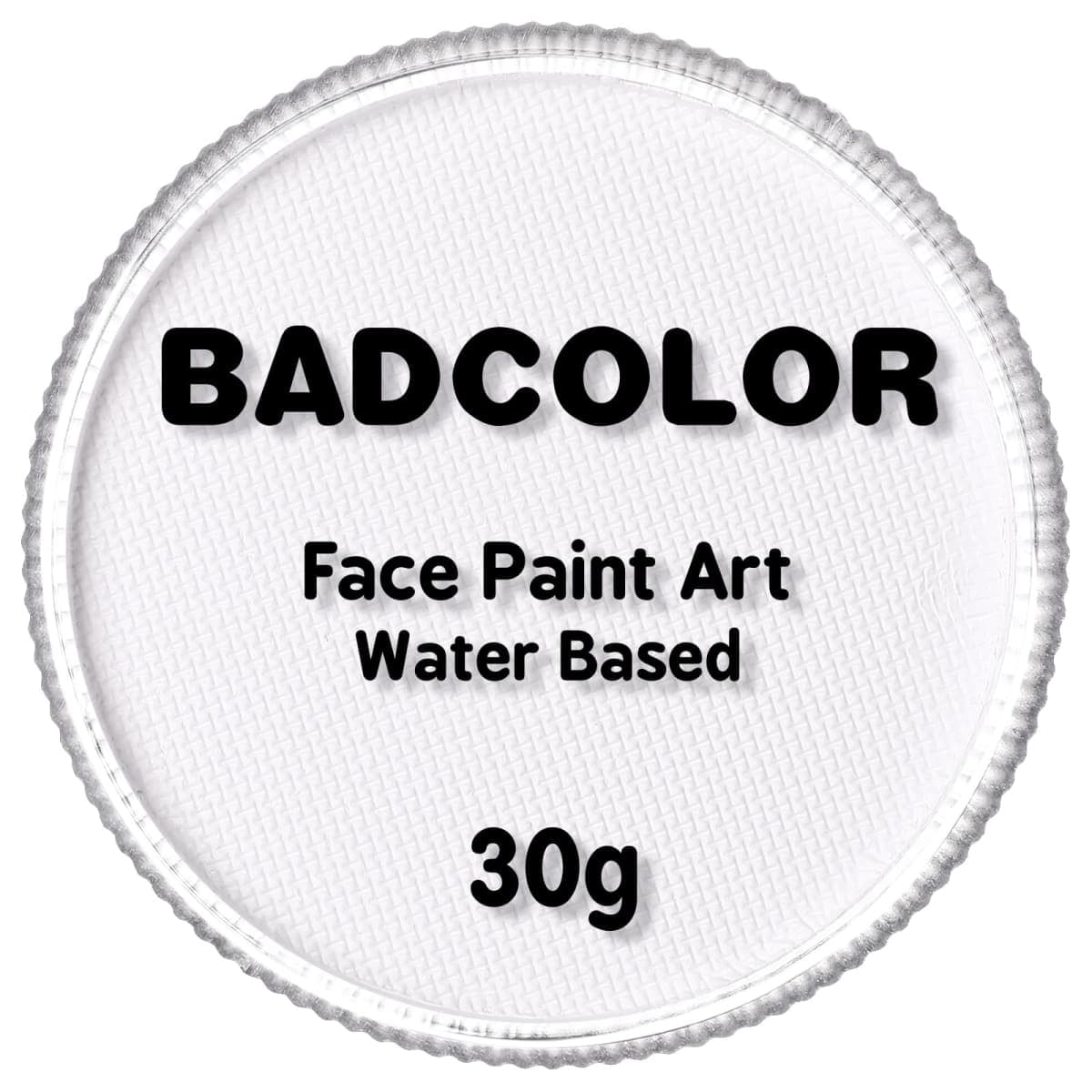 Clown White Face Body Paint(30gm), Water Activated Face Painting Kit for Kids & Adults, Non-Toxic SFX Makeup Facepaint for Halloween Joker Skeleton Skull Vampire Cosplay Costume, Stage & Mime