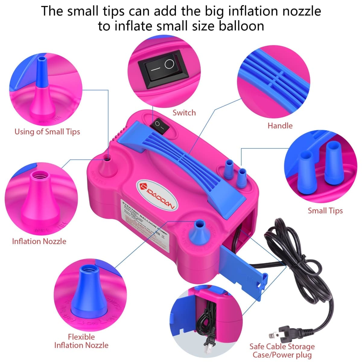 Balloon Air Pump Inflator thumbnail 2