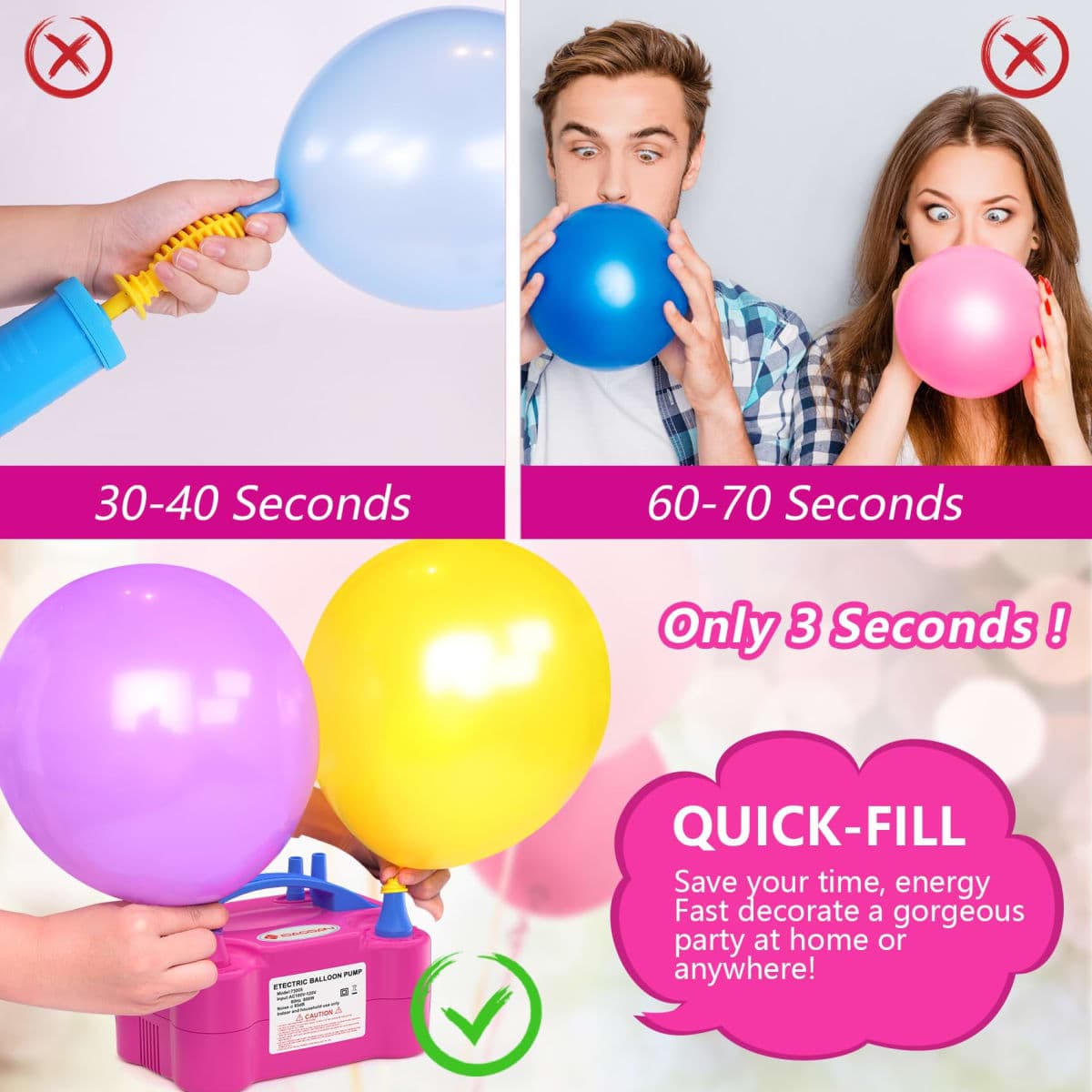 Balloon Air Pump Inflator thumbnail 3