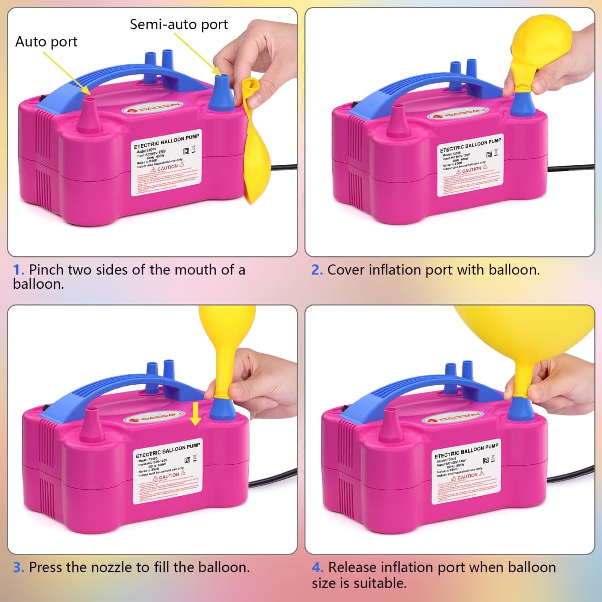 Balloon Air Pump Inflator thumbnail 4