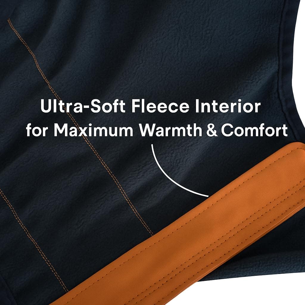 Winter Waterproof Dog Snowsuit – Full Body Outdoor Jacket with Leash Ring, Fleece Lining, Windproof Reflective 4-Leg Dog Coat for Small to Large Dogs Teal Blue 3XL thumbnail 4