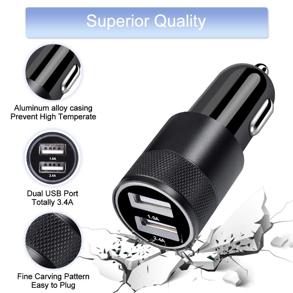 Car Charger Adapter+Quick Charge 3.0 Wall Charger Block Plug+6ft USB Type C Fast Charging Cable for Samsung Galaxy S25 S24 S23 S22 S21 S20 FE/Ultra/Plus 5G Note 20/10 Z Fold7/Flip7 A17 A35 A16 A15 A54 thumbnail 3
