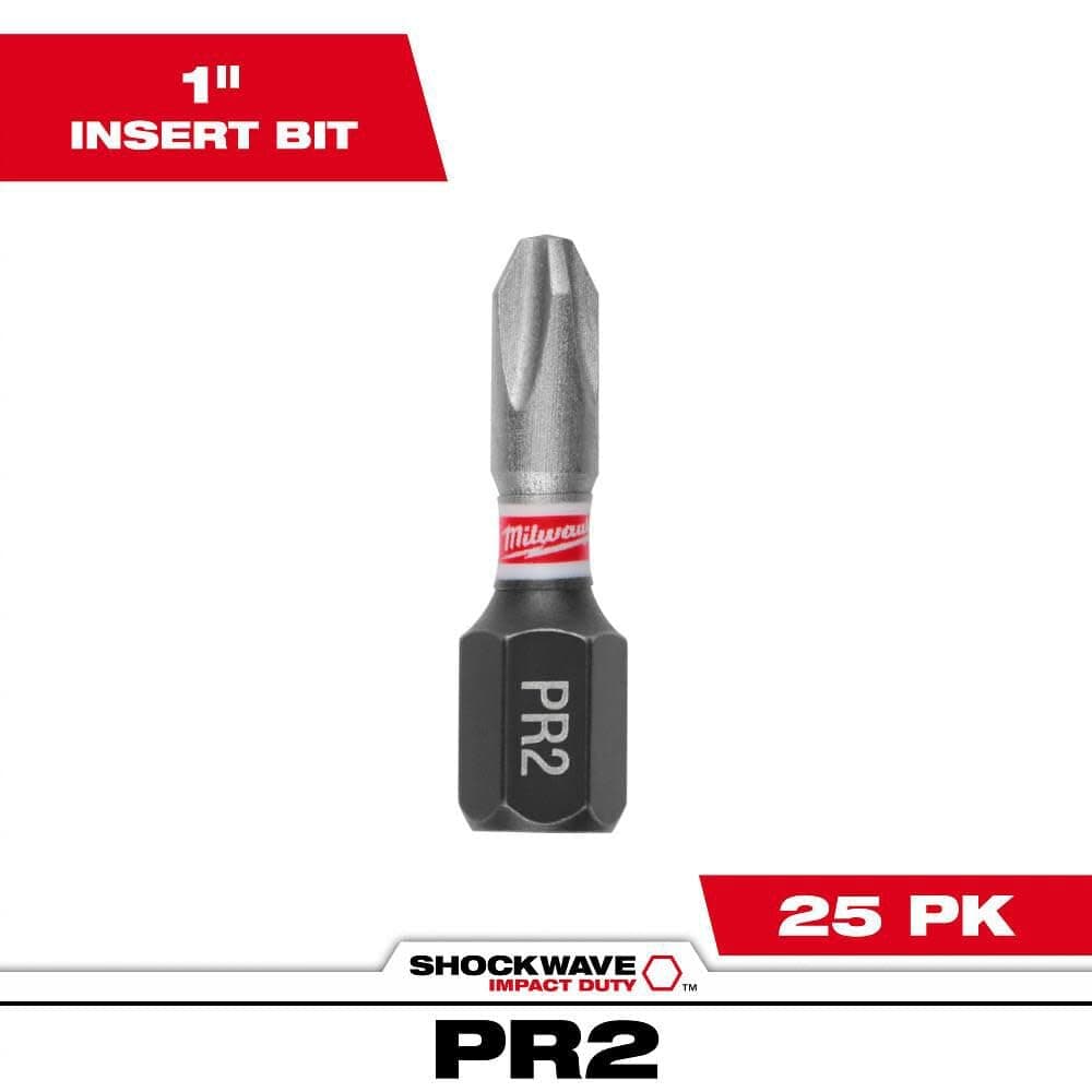 Milwaukee Electric - PH2 Insert BITS thumbnail 2