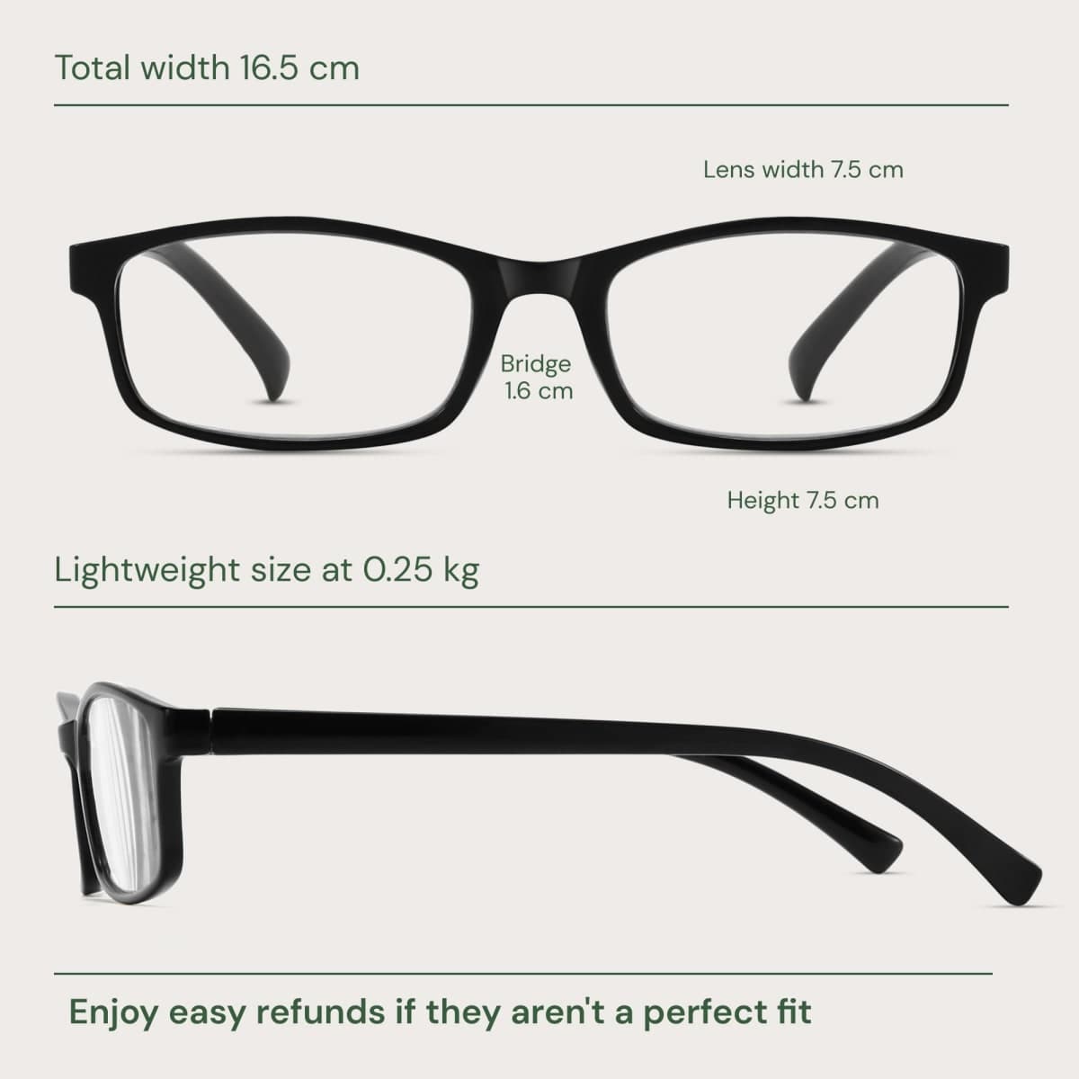Gaoye 5.0 Multi Pack Reading Glasses - Blue Light Blocking Lenses, TR90 Frames, UV400 - Eyeglasses with Clear Vision thumbnail 2