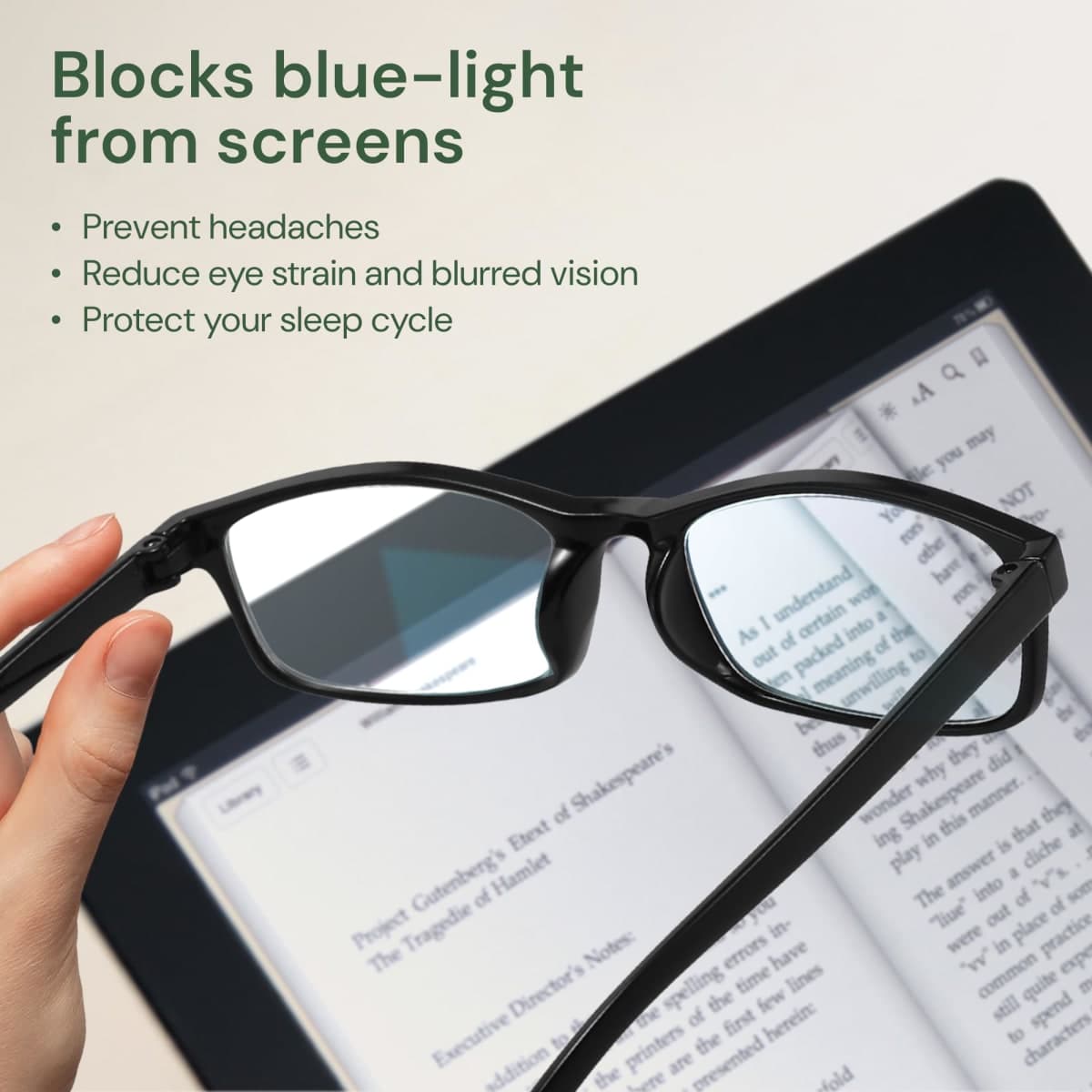 Gaoye 5.0 Multi Pack Reading Glasses - Blue Light Blocking Lenses, TR90 Frames, UV400 - Eyeglasses with Clear Vision thumbnail 5