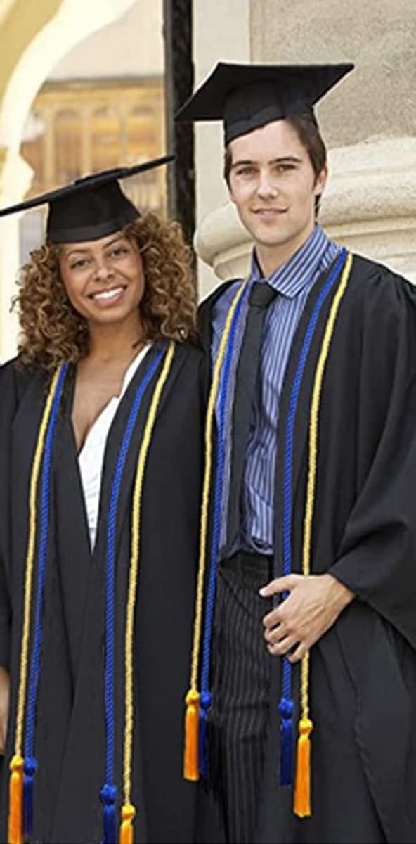 National Honor Society Honor Cords - Royal Blue and Gold thumbnail 3
