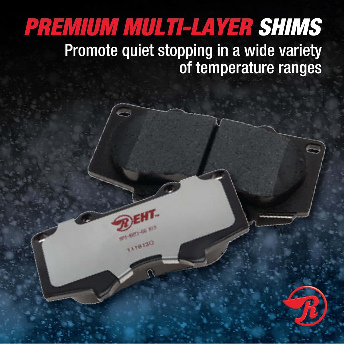 Premium Raybestos Element3 EHT™ Replacement Rear Brake Pad Set for Select 2015-2020 Chevrolet Colorado & 2015-2020 GMC Canyon Model Years (EHT1806H) thumbnail 4