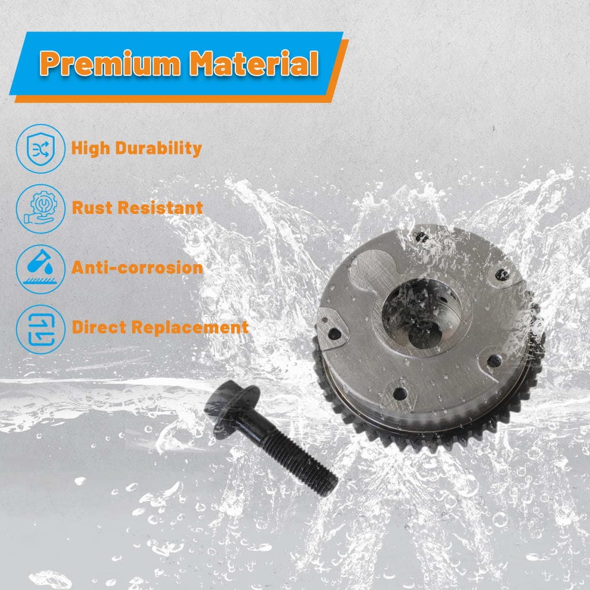 14310-R40-A02 VVT Variable Valve Timing Actuator for Honda Civic CR-V Acura ILX TSX 2009-2015 Direct Fit OE Replacement thumbnail 4