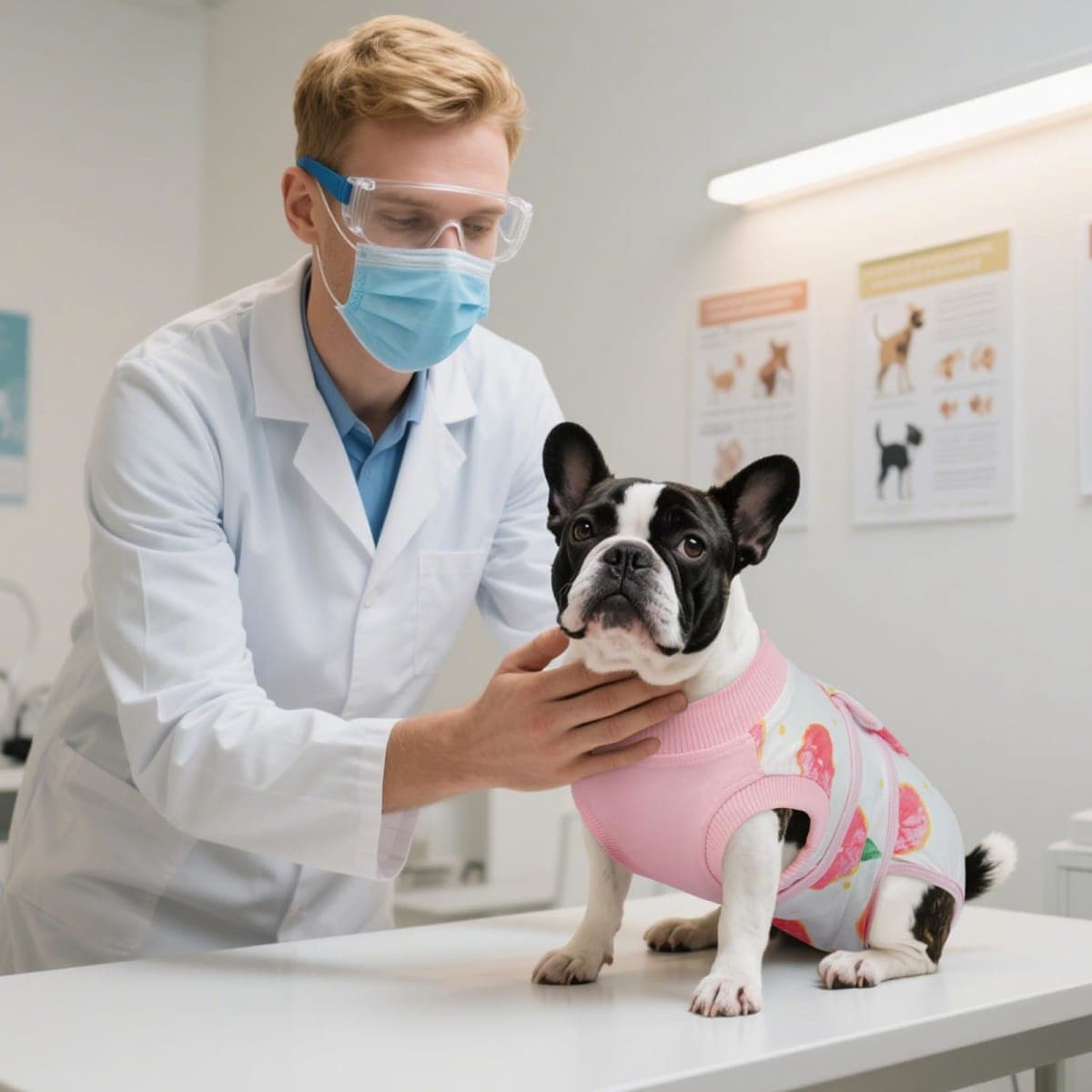 Kuoser Dog Recovery Suit Female, Dog Onesie for Surgery, Female Spay and Male Neuter Onesie for Post-Op Care, Prevent Licking Puppy Onesies thumbnail 3